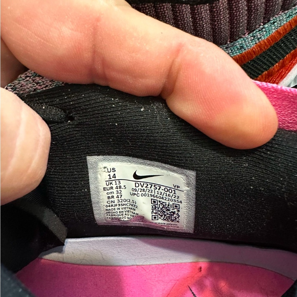 NWOT Nike Cosmic Unity 3 As One We Win Basketball Shoes - Picture 5 of 7